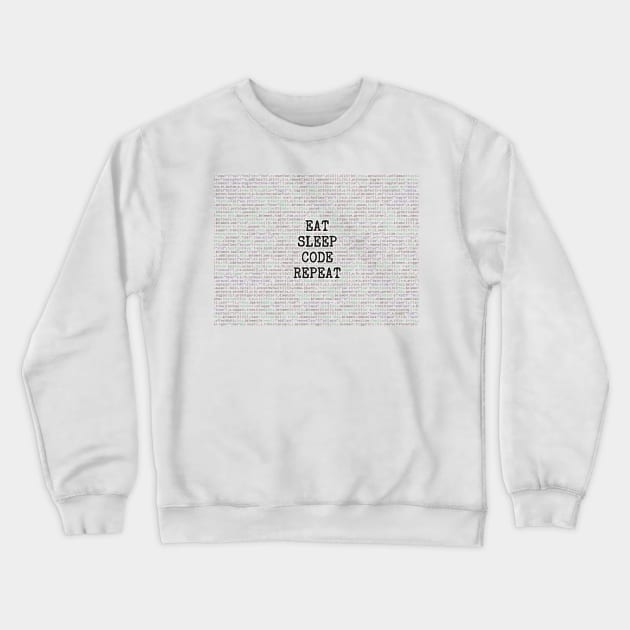 Coders’ Mantra Crewneck Sweatshirt by Shanzehdesigns